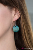 Fiji Flair - Blue Wooden Necklace - Box 6 - Blue
