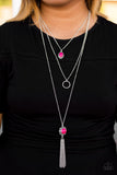 Floral Fanatic - Pink Necklace - Box 5 - Pink