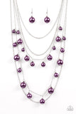 Up Close And Personal - Purple Necklace - Box 5 - Purple