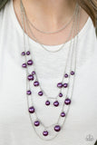 Up Close And Personal - Purple Necklace - Box 5 - Purple