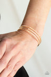 A Mean Gleam - Rose Gold Cuff Bracelet - Bangle Gold Box