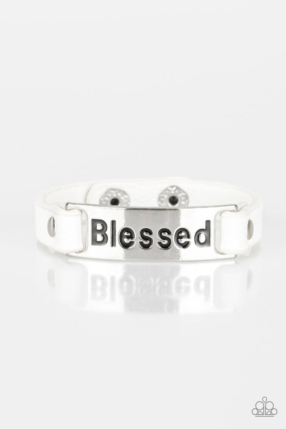 Count Your Blessings - White Urban Bracelet