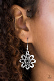 Fashion Floret - Black Earring