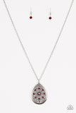 I Am Queen - Red Necklace - Box 6 - Red