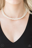 Ladies' Choice - White Choker Necklace