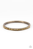 Laid-Back Luxury - Brass Bracelet