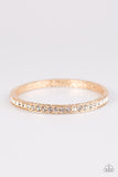 Laid-Back Luxury - Gold Bracelet - Bangle Gold Box