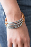 Yours, SHINE And Ours - Brown Stretch Bracelet