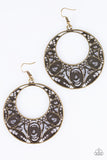 I Couldn't FILIGREE More - Brass Earrings