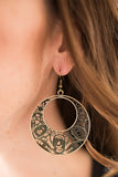 I Couldn't FILIGREE More - Brass Earrings