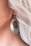 Casual Shimmer - Silver Earrings