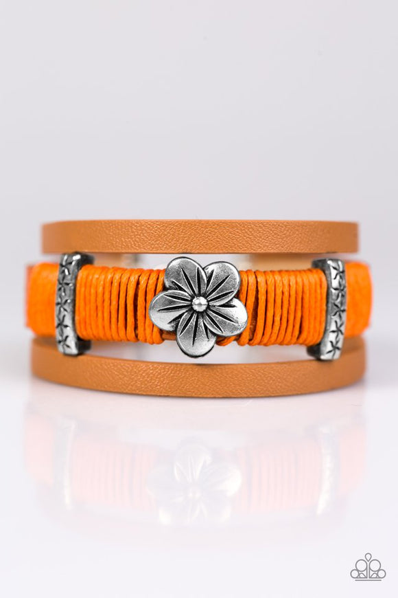 Hawaiian Haven - Orange Urban Bracelet