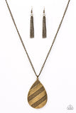 A Chance Of Thunderstorms - Brass Necklace - Box 1 - Brass