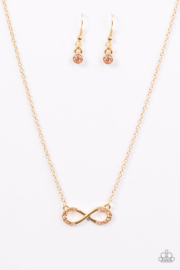Forever Glamorous - Gold Necklace - Box 2 - Gold