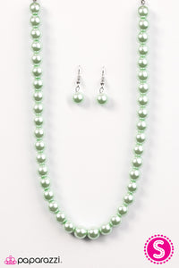 Not Your Mama's Pearls - Green Necklace - Box 7 - Green