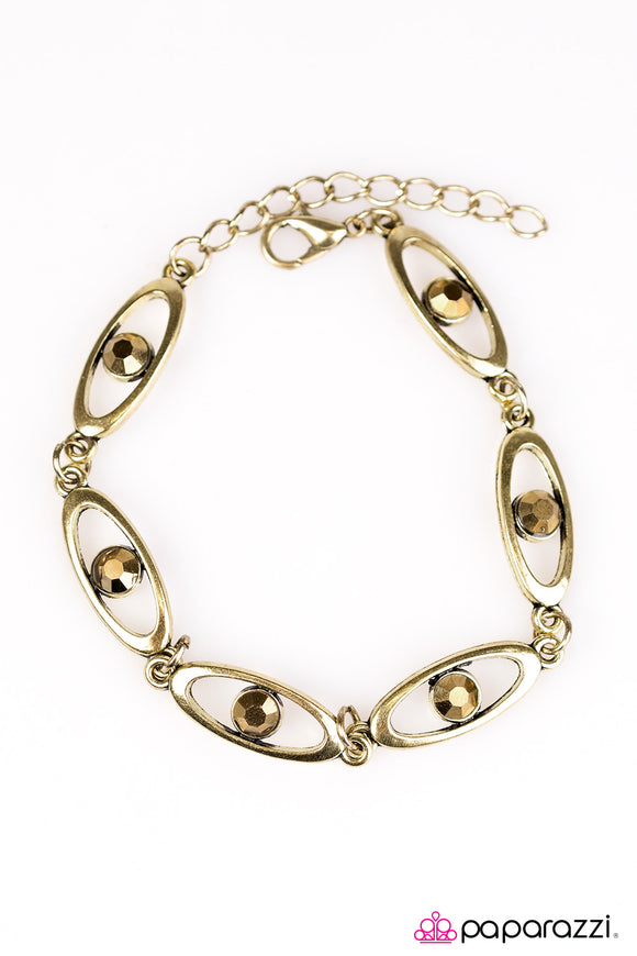 Starry Eyed - Brass Bracelet