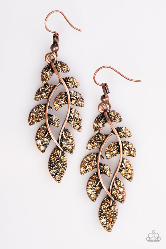 Time WILLOW Tell - Copper Earring