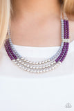 Just Bead You - Purple Necklace - Box 6 - Purple