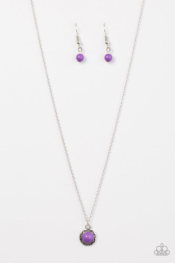 Wildflower Waltz - Purple Necklace - Box 4 - Purple