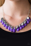 Tropical Storm - Purple Necklace - Box 5 - Purple