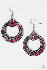 Colorful Coasts - Pink Earrings - Box PinkE5