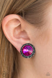 Money Makes The World Go Round - Pink  Clip-On Earring - Box 1