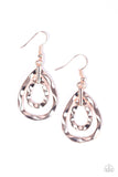 Twinkling Twisters - Rose Gold Earrings