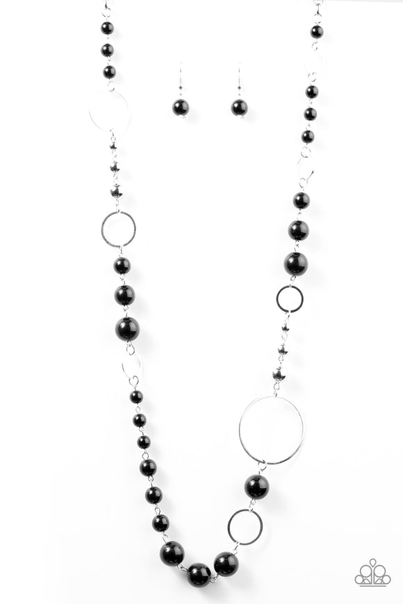 Lady Etiquette - Black Necklace - Box 8 - Black