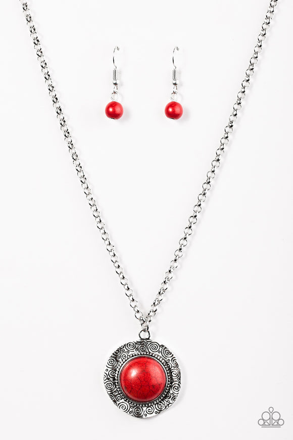 Course Of Nature - Red Necklace - Box 3 - Red