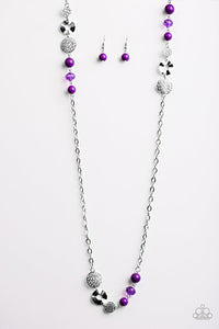 Midnight Musical - Purple Necklace - Box 5 - Purple