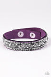 Glam on Fire - Purple Bracelet