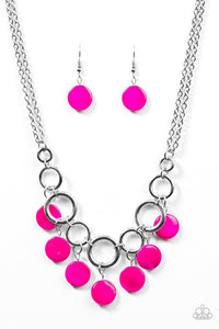 Coastal Adventure - Pink Necklace - Box 7 - Pink