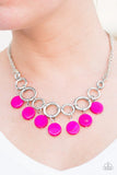 Coastal Adventure - Pink Necklace - Box 7 - Pink