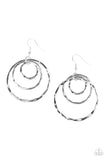 Whirling Worlds - Silver Earring