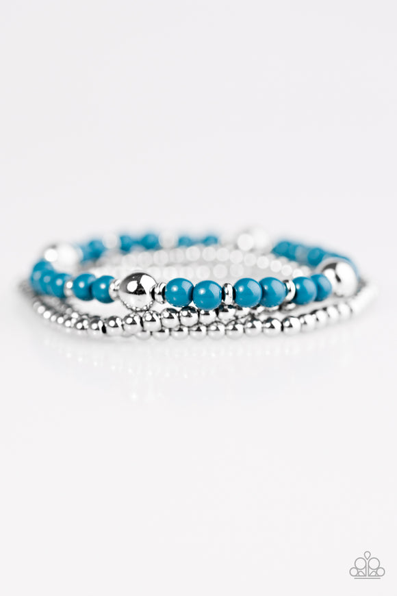 Colorfully Classy - Blue Bracelet - Box 2