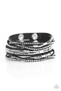 Grand Slam Shimmer - Black Urban Bracelet