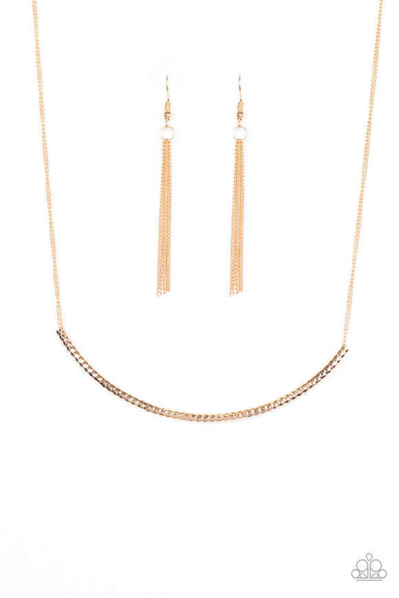 Slaying The Shimmer - Gold Necklace