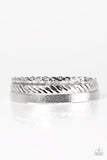 Retro Radiance - Silver Bracelet - Bangle Silver Box