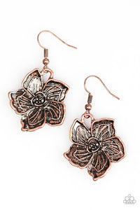 Hibiscus Grove - Copper Earring