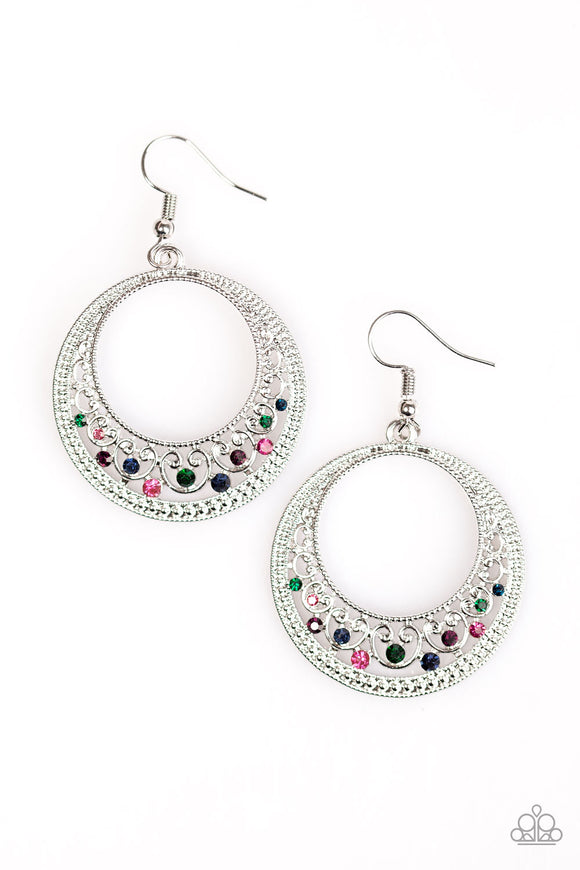 Colorfully Cordial - Multi Earring