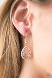 Drop A GLINT - Rose Gold Earring