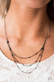 Modestly Metro - Black Necklace - Box 14 - Black