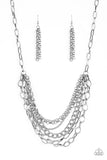Color Bomb - Silver Necklace - Box 8 - Silver