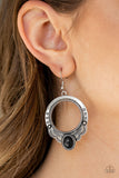 Natural Springs - Black Earring