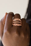 Stacks On Stacks On Stacks - Copper Ring - Box 11