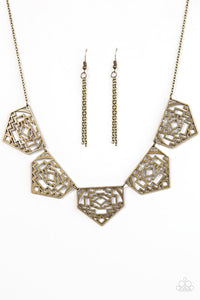 Hacienda Heights - Brass Necklace - Box 5 - Brass