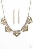 Hacienda Heights - Brass Necklace - Box 5 - Brass