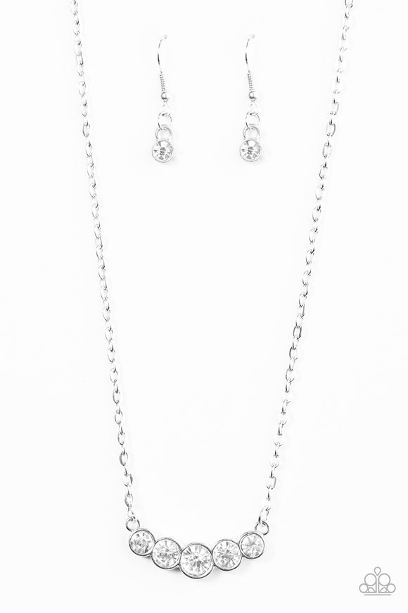 Speaking Of Sparkle - White Necklace - Box 5 - White