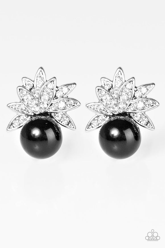 Firework Fiesta - Black Post Earring - Box 2 - Black