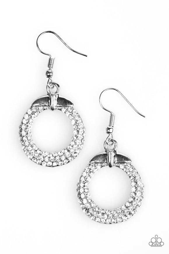 Ladies GLAM - White Earring